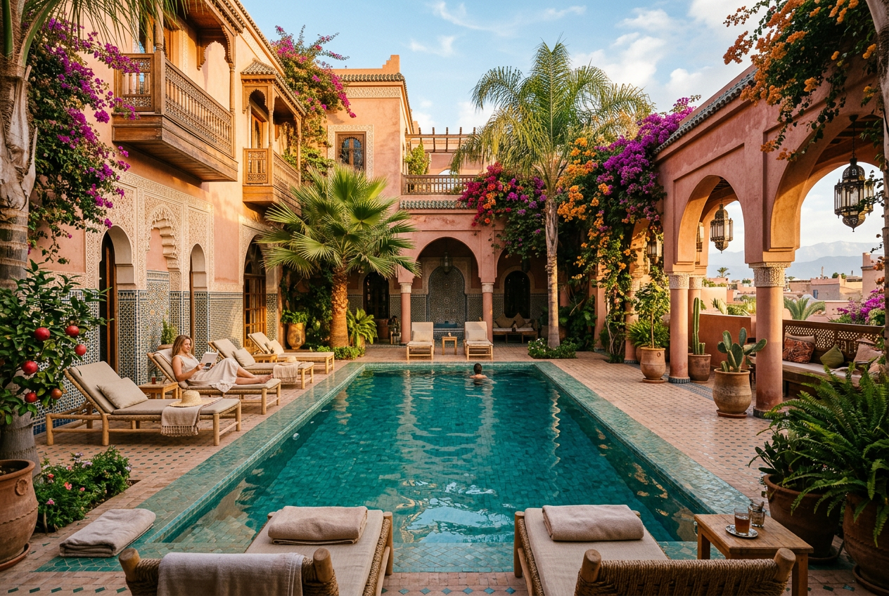 Villa Pink Cactus à Marrakech